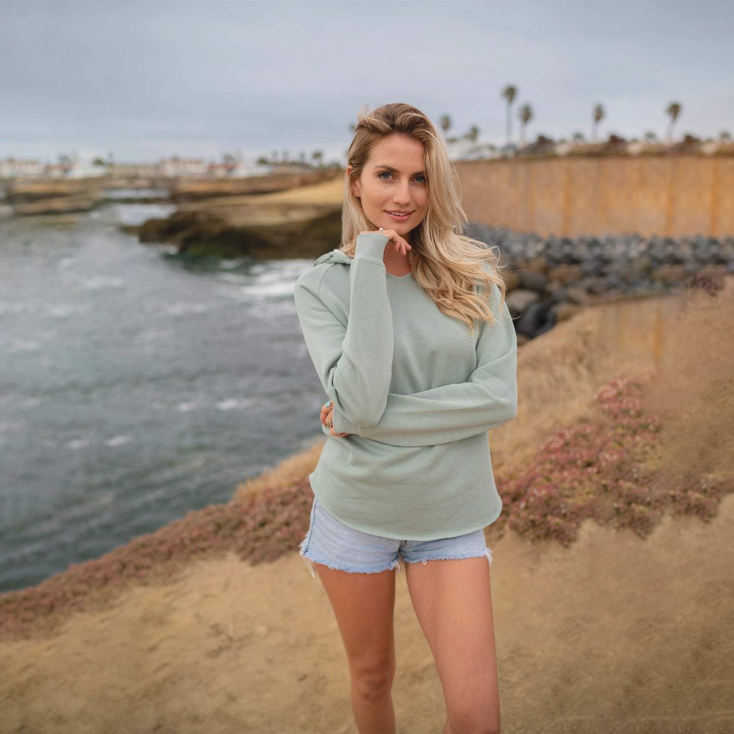California Wave Wash Hooded Pullover