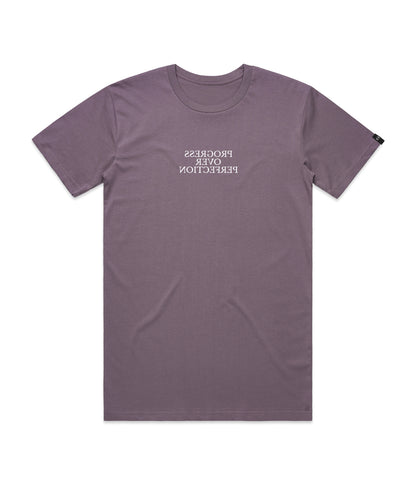 Reverse Mirror Tee - "Progress Over Perfection"