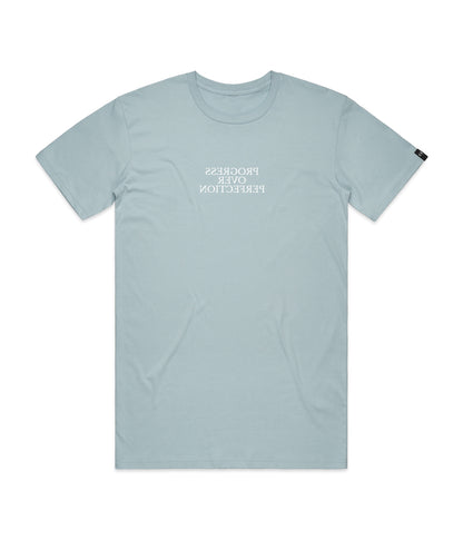 Reverse Mirror Tee - "Progress Over Perfection"